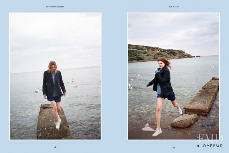 Daria Osipova featured in Big Blue Our Legacy SS15, July 2015