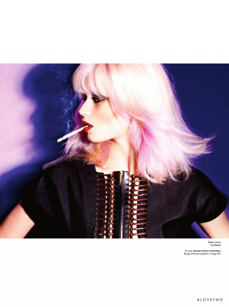 Abbey Lee Kershaw featured in Glam Slam, March 2011