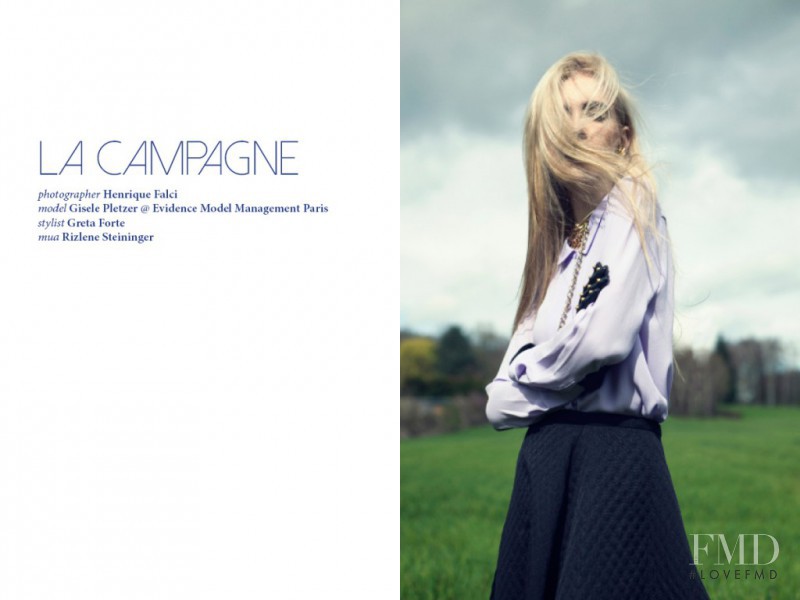 Gisele Pletzer featured in La Campagne, November 2015