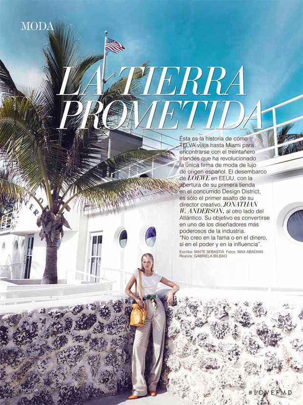 Vita Sidorkina featured in La Tierra Prometida, May 2015