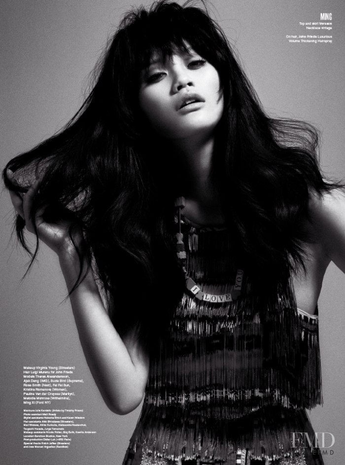 Ming Xi featured in New Vision New Faces New Fashion, January 2011