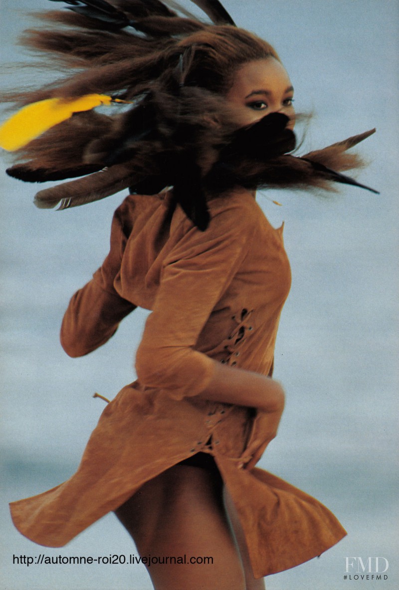 Beverly Peele featured in La peau a l\'etat sauvage, March 1991