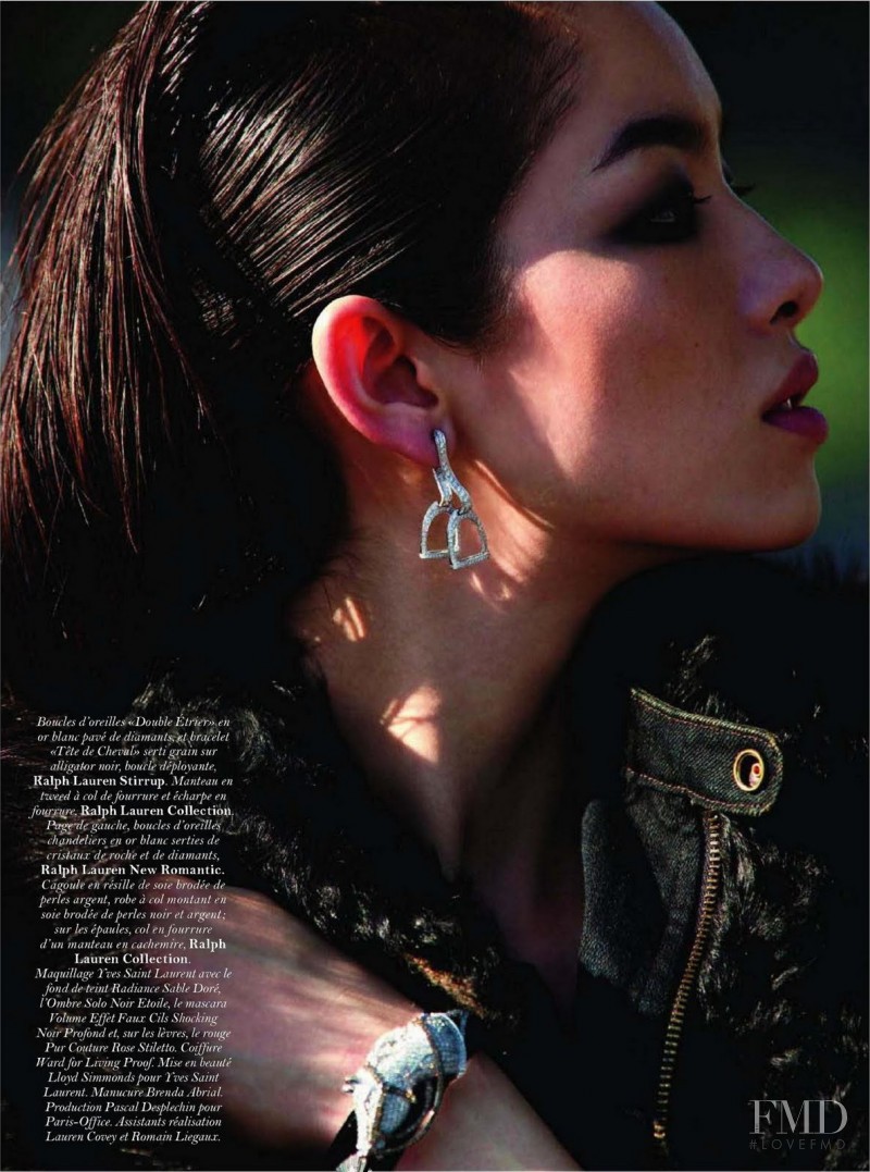 Fei Fei Sun featured in Reve Americain, October 2011