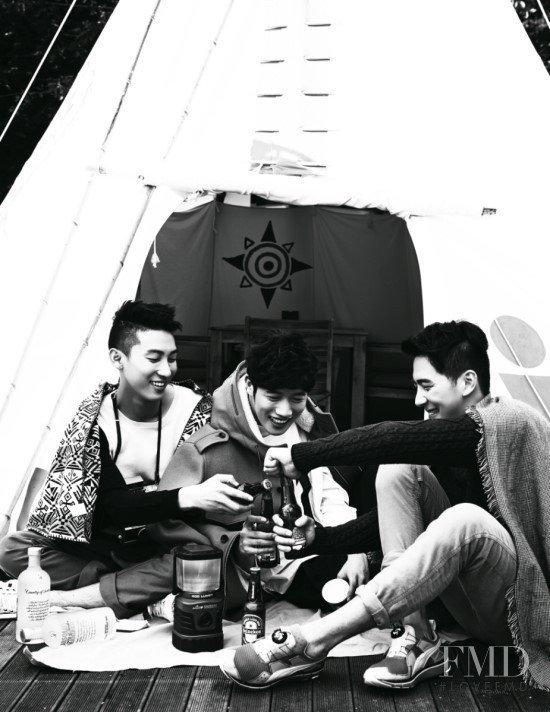 Seo Hongseok, Jo Minho, Park Jiwoon and Kim Wonjung, October 2013