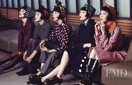 Ji Won Baek featured in Baek Jiwon, Jin Areum, Lee Seongkyeong, Irene Kim, Choi Ara, August 2013