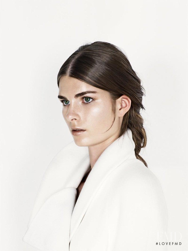 Gaby Loader featured in Mugler, December 2012