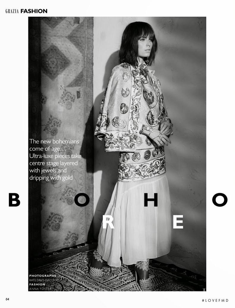 Gaby Loader featured in Boho Reborn, August 2014