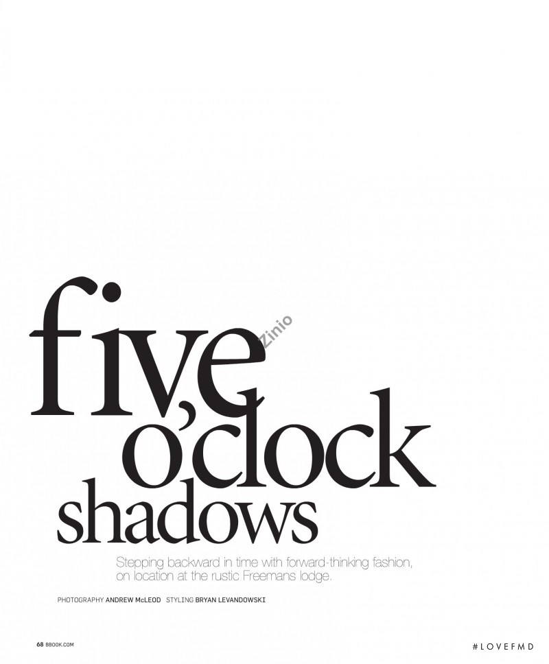 five o\'clock shadows, May 2008