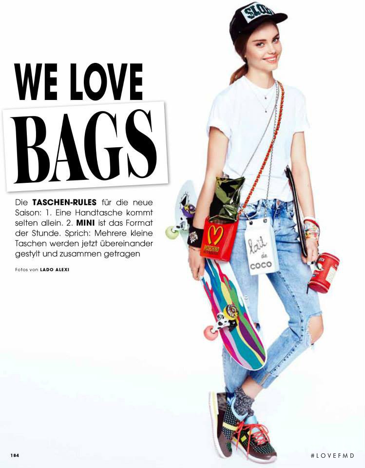 Daria Piotrowiak featured in We Love Bags, October 2014