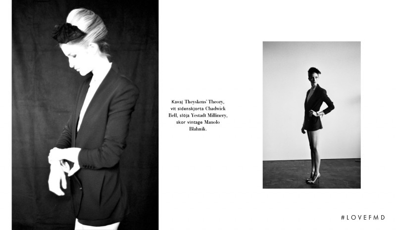 Lydia Carron featured in LouLou De La Falaise, January 2012