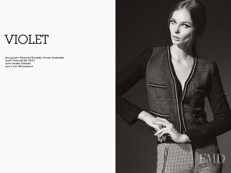 Viola Rogacka featured in Violet, March 2013