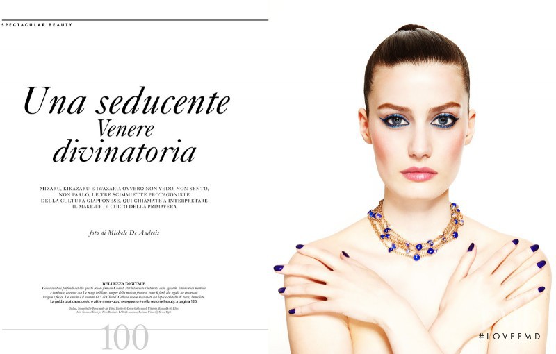 Viktoria Machajdik featured in Una Seducente Venere divinatoria, March 2016