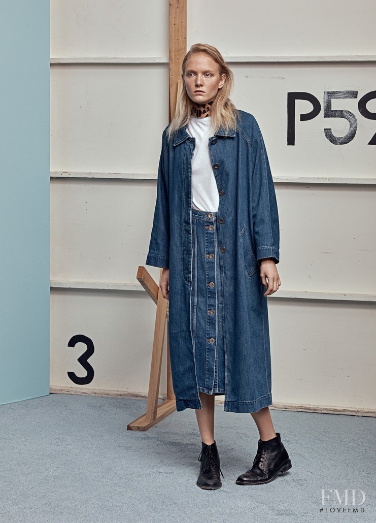 Maja Salamon featured in Denim, April 2016