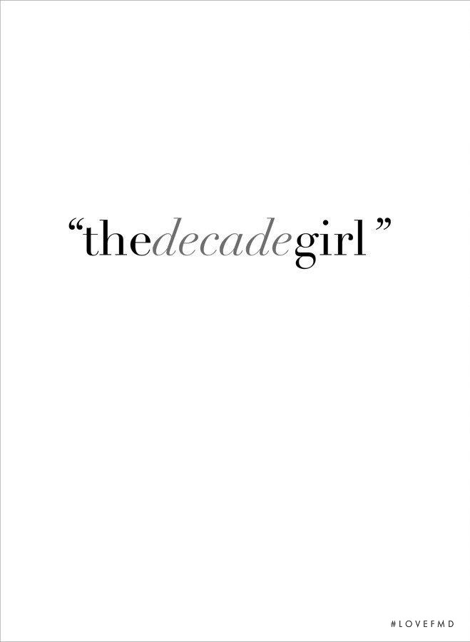 The Decade Girl, March 2011