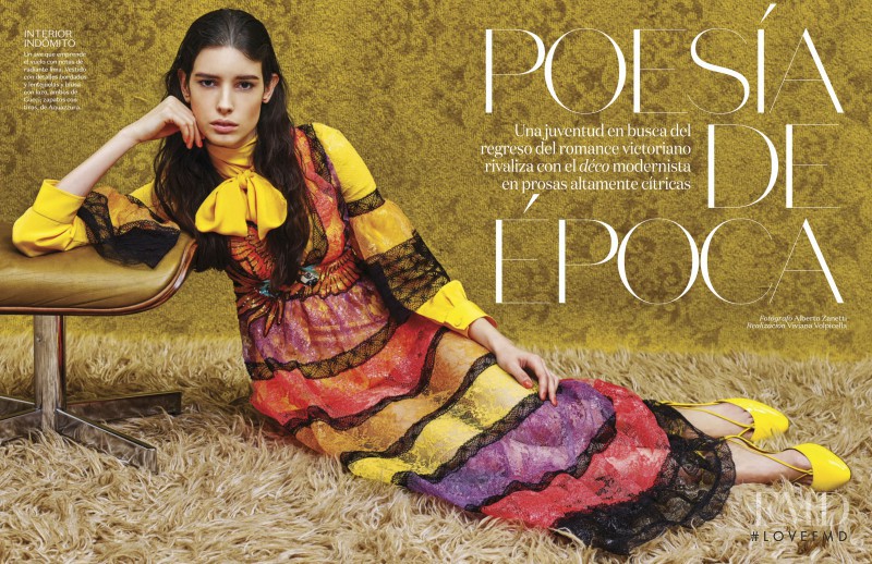 Isabella Ridolfi featured in Poesía de Época, July 2016