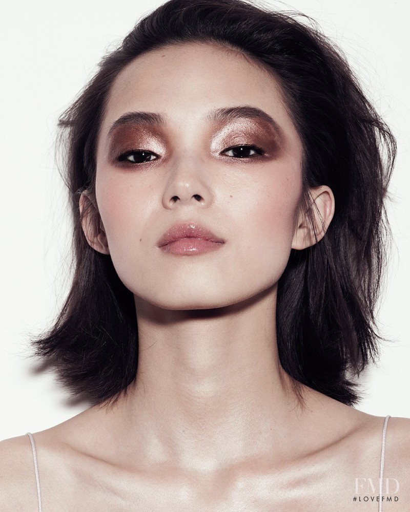 Xiao Wen Ju featured in Gucci Westman’s 5 Fresh Takes on Summer Beauty: From Bright Blush to Liquid Metal Eyes, July 2016