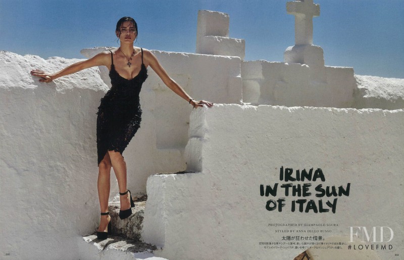 Irina Shayk featured in Inrina In The Sun Of Italy, September 2016