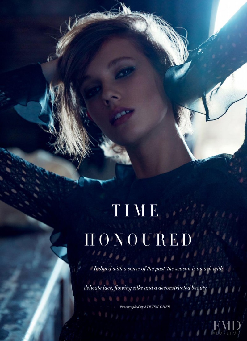 Mali Koopman featured in Time Honoured, August 2016