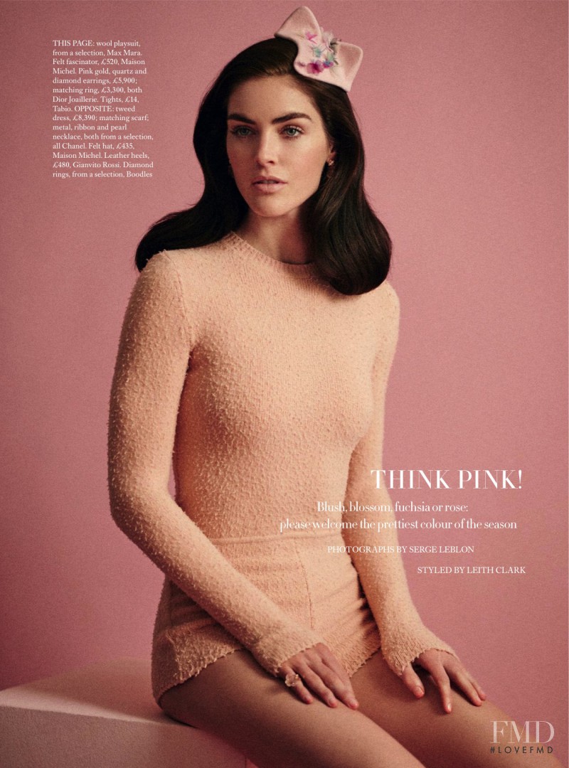 Hilary Rhoda featured in Think Pink!, September 2016