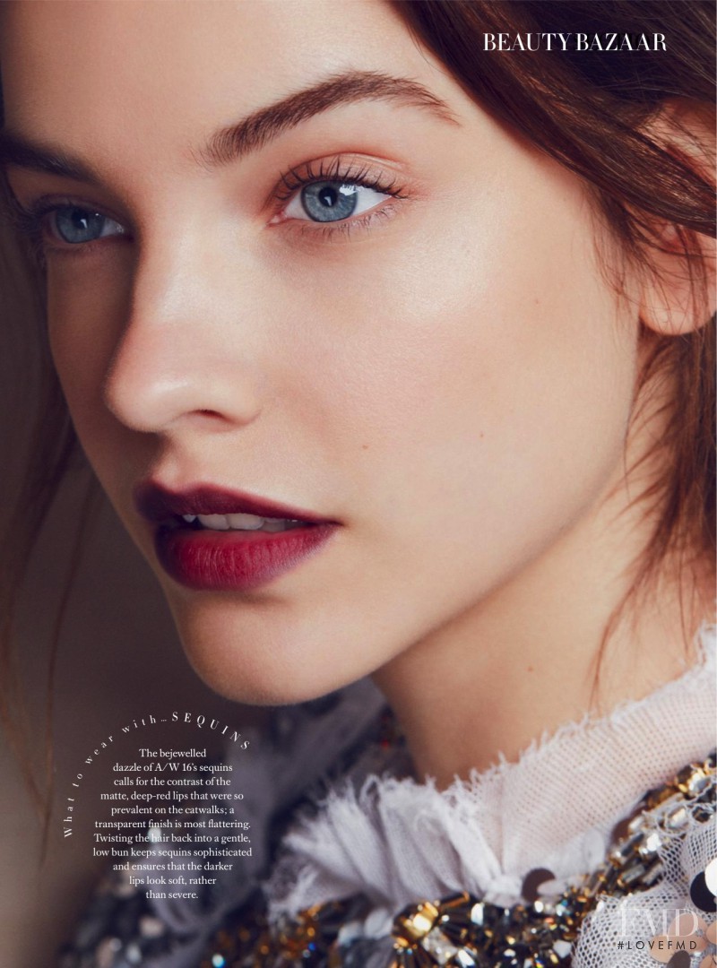 Barbara Palvin featured in Love That Look, September 2016