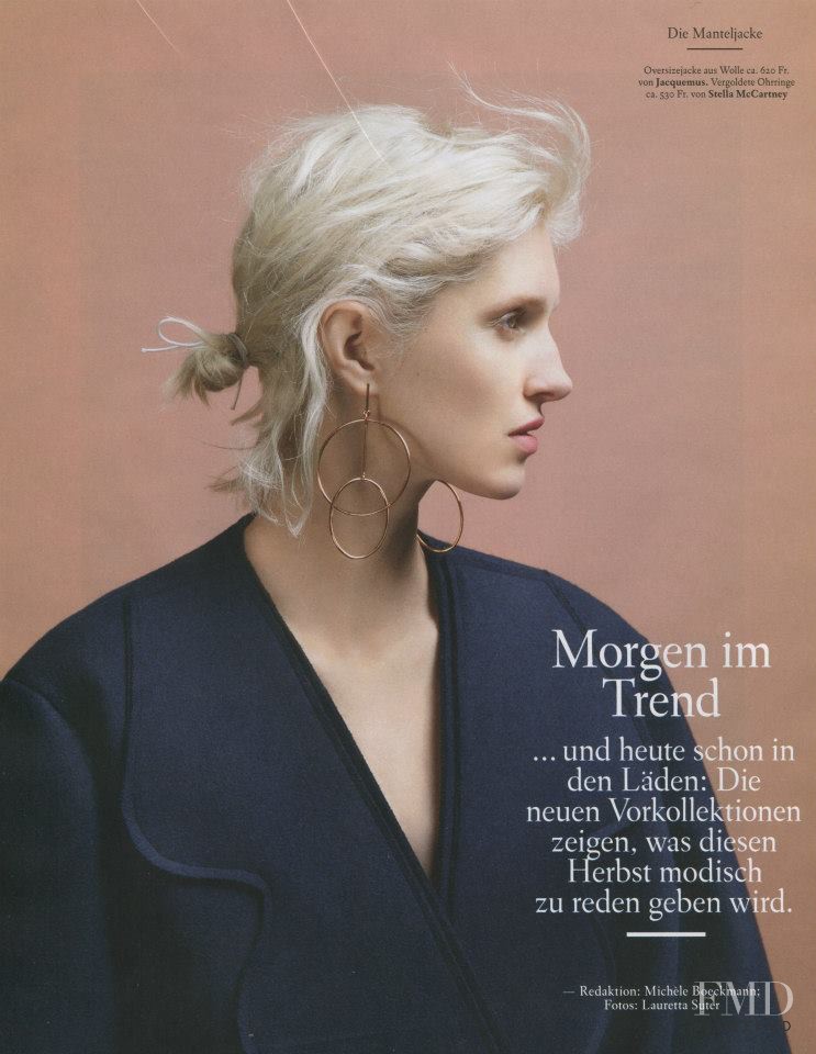 Eveline Rozing featured in Morgen im Trend, January 2016