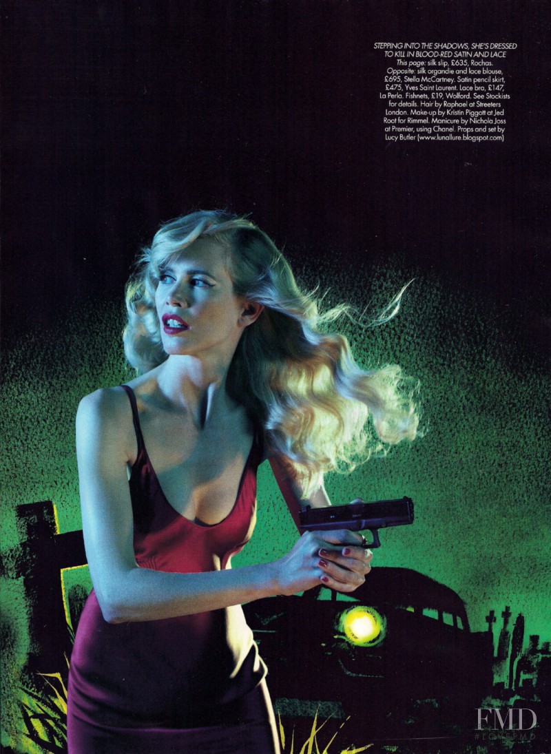 Claudia Schiffer featured in Mystery In The Moonlight, October 2009