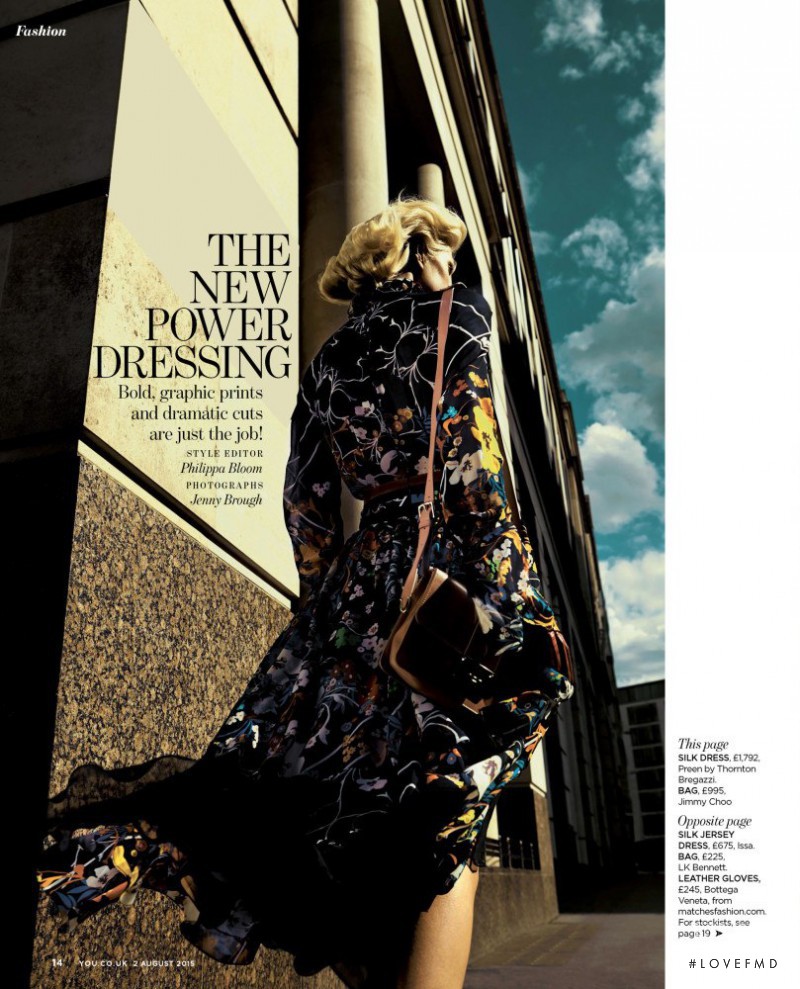 Eveline Rozing featured in The New Power Dressing, August 2015
