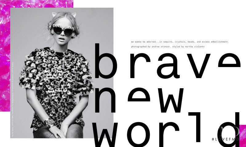 Ella Petrushko featured in Brave New World, September 2012