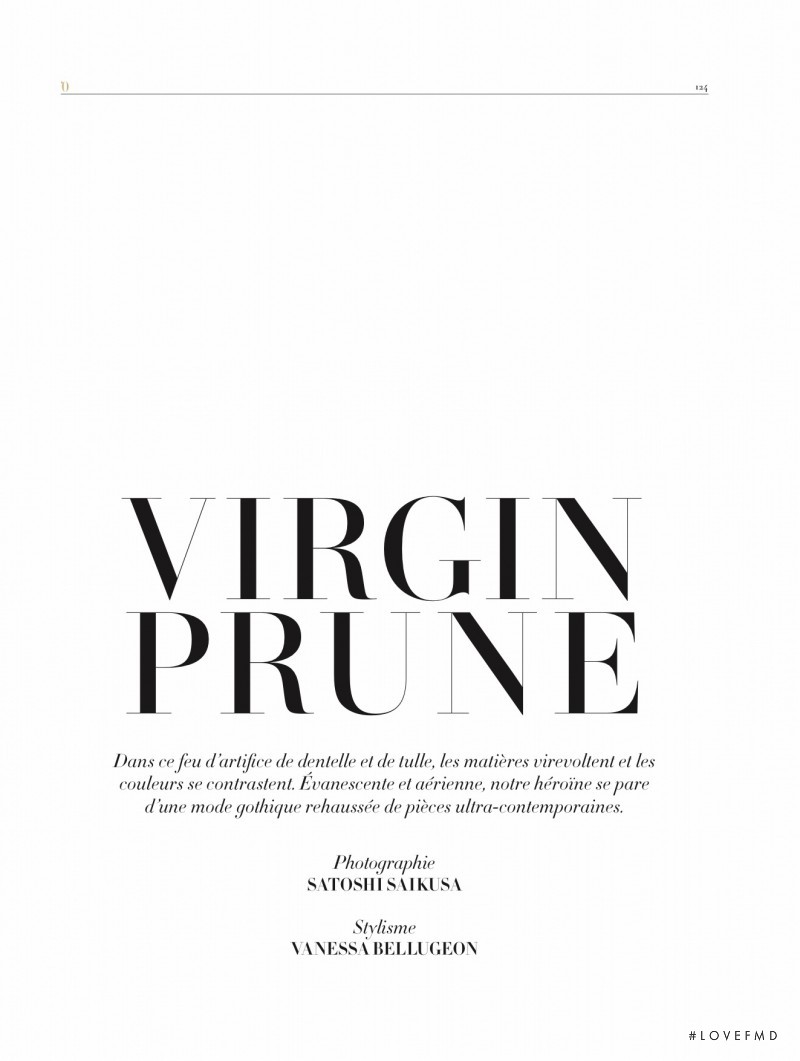 Virgin Prune, May 2016