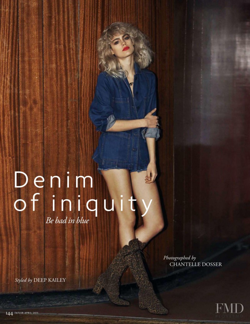 Taja Feistner featured in Denim of Iniquity, April 2015