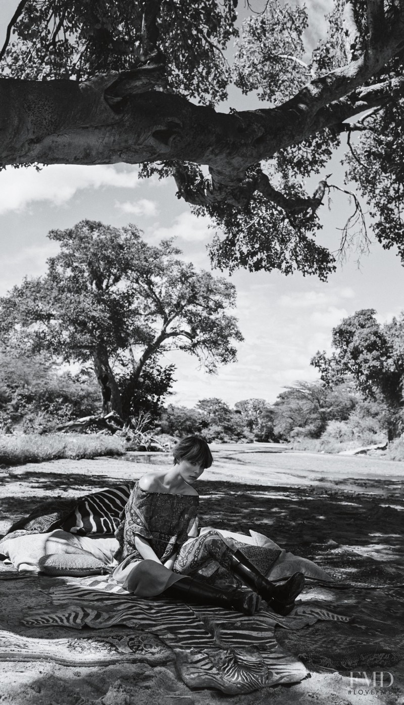 Edie Campbell featured in Great Explorations in Kenya, June 2016