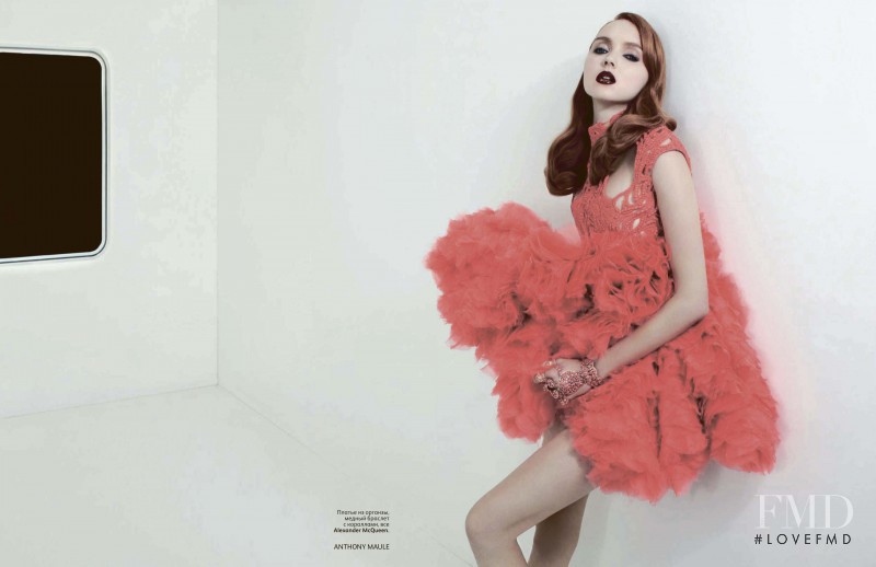 Lily Cole featured in Bouquet de Lili, January 2012
