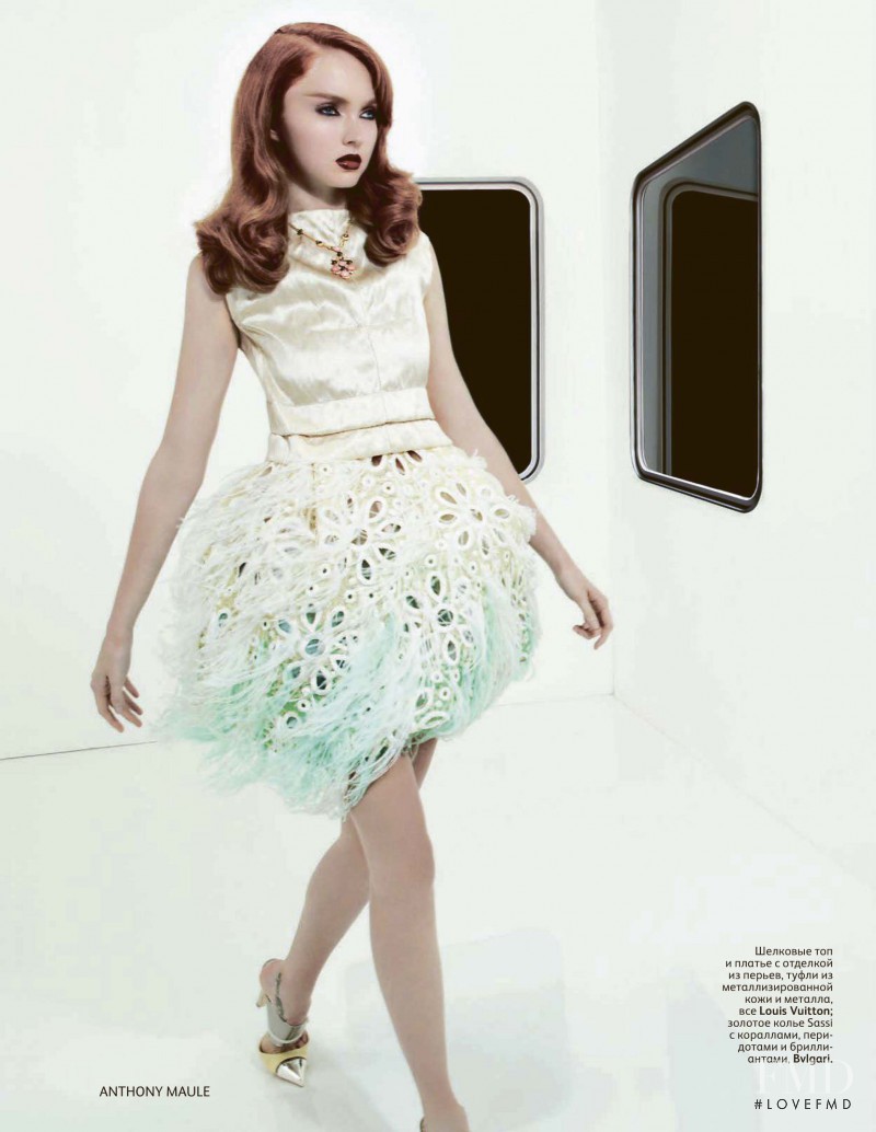 Lily Cole featured in Bouquet de Lili, January 2012