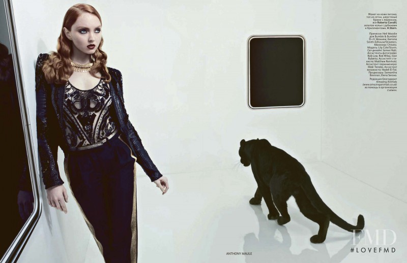 Lily Cole featured in Bouquet de Lili, January 2012