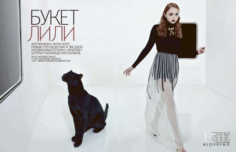 Lily Cole featured in Bouquet de Lili, January 2012