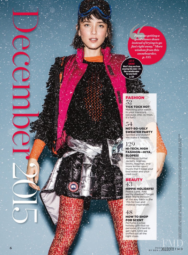 Andressa Fontana featured in Hi-Tech, High Fashion - Hiya, Slopes!, December 2015