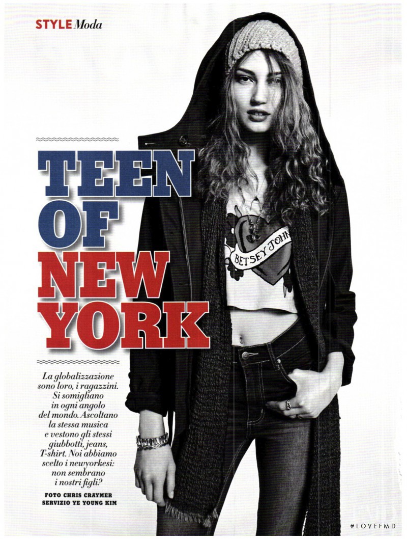 Anzhela Turenko featured in Teen Of New York, September 2011