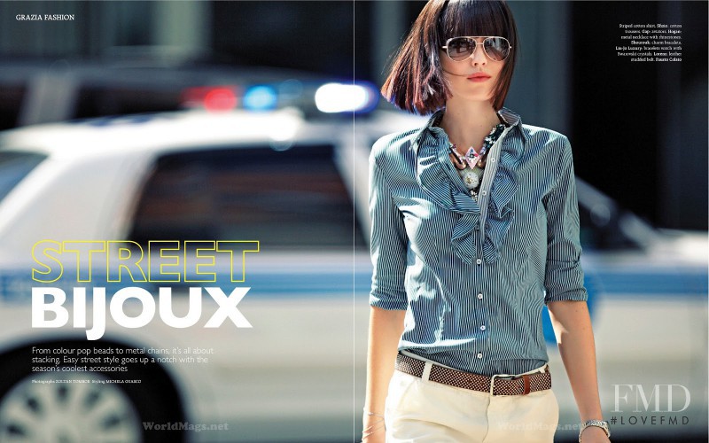 Andressa Fontana featured in Street Bijoux, July 2012