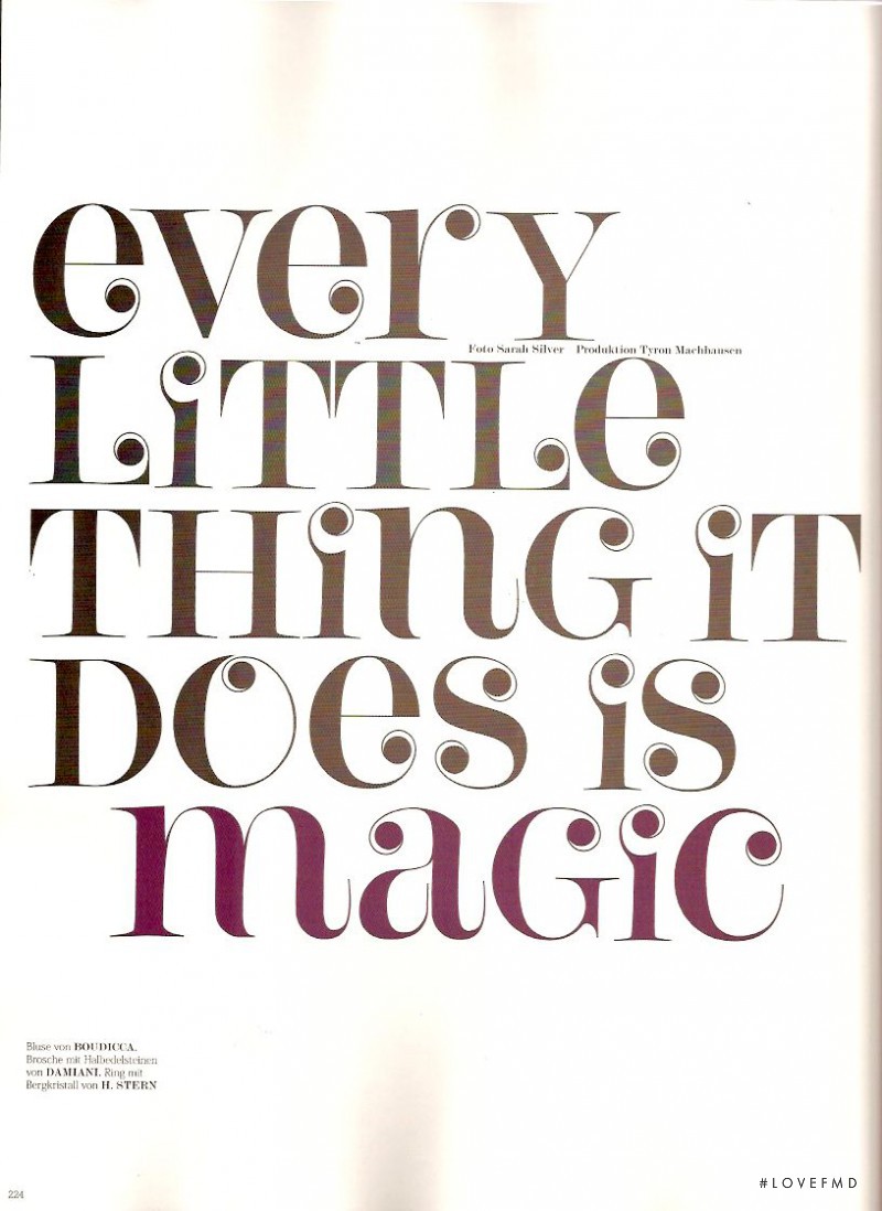 Every Little Thing It Does Is Magic, November 2007