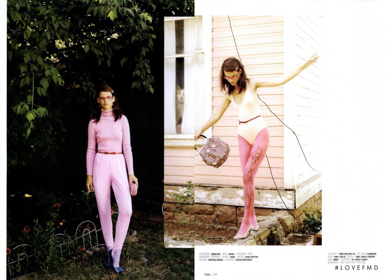 Giedre Dukauskaite featured in Under The Pink, September 2010