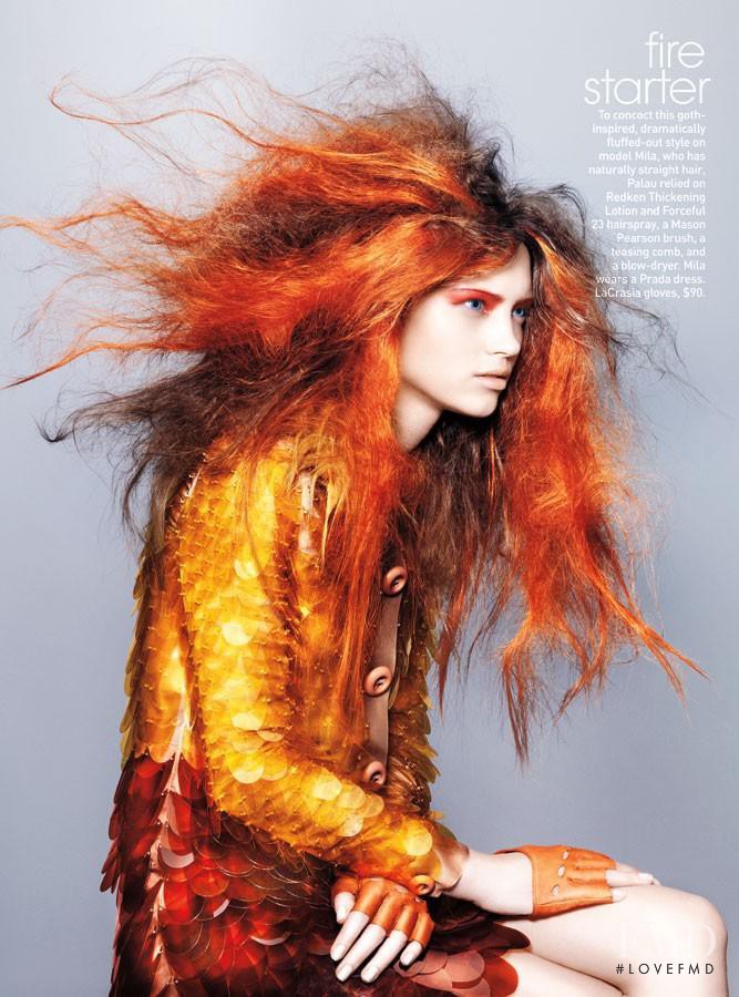 Mila Krasnoiarova featured in Defying Gravity, September 2011