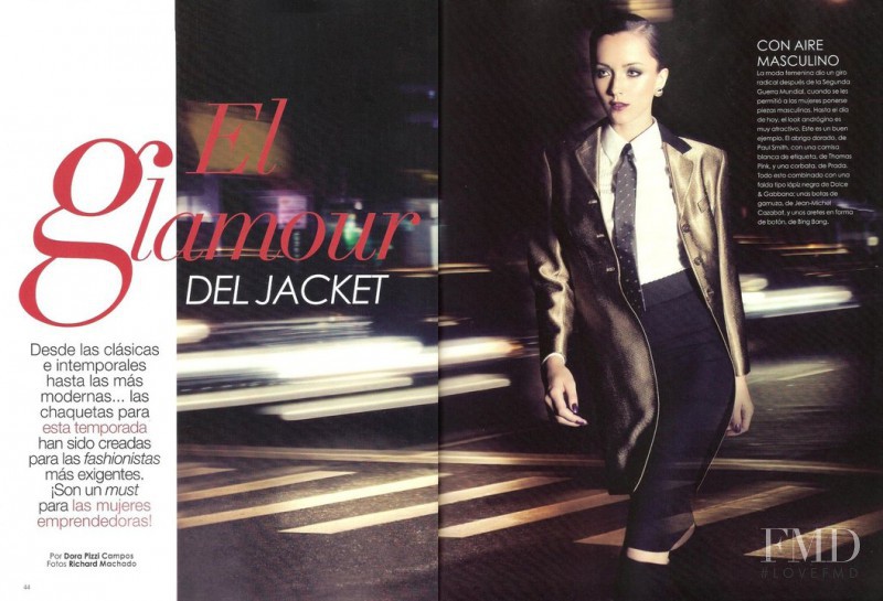 Andressa Fontana featured in El Glamour Del Jacket, January 2011