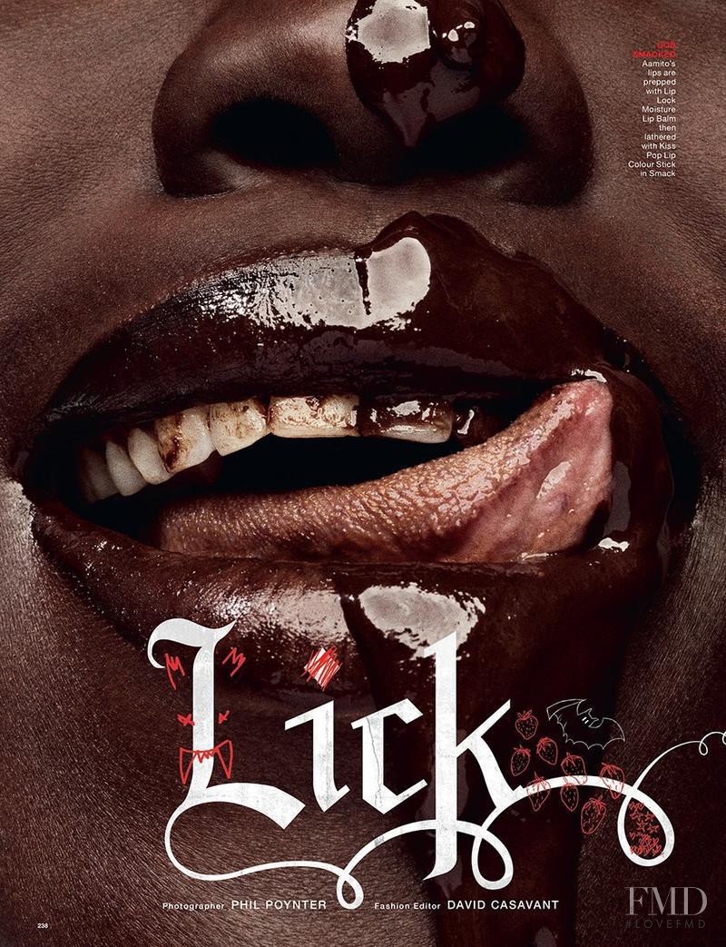 Aamito Stacie Lagum featured in Lick It!, September 2016