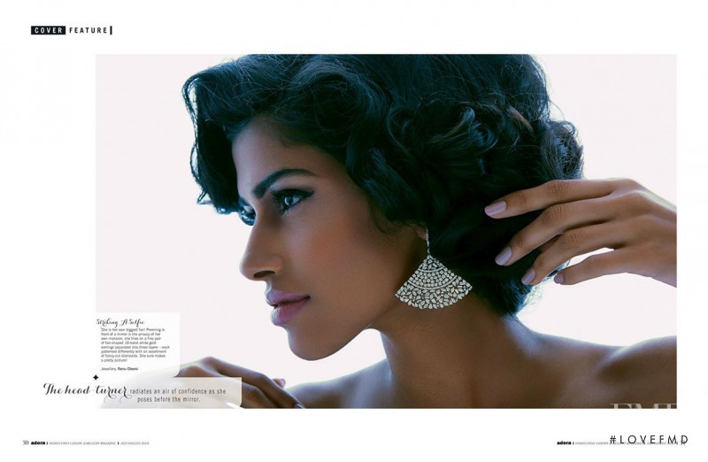 Pooja Mor featured in Boudoir Bliss, July 2014