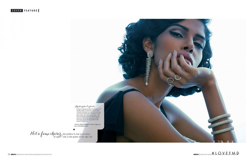 Pooja Mor featured in Boudoir Bliss, July 2014