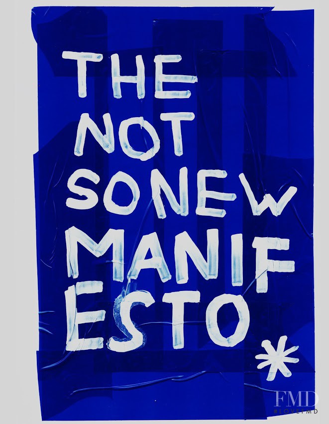 The Not So New Manifesto, April 2016