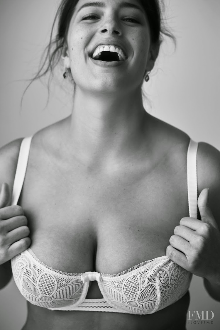 Ashley Graham featured in Lingerie for all sizes shoot, November 2014