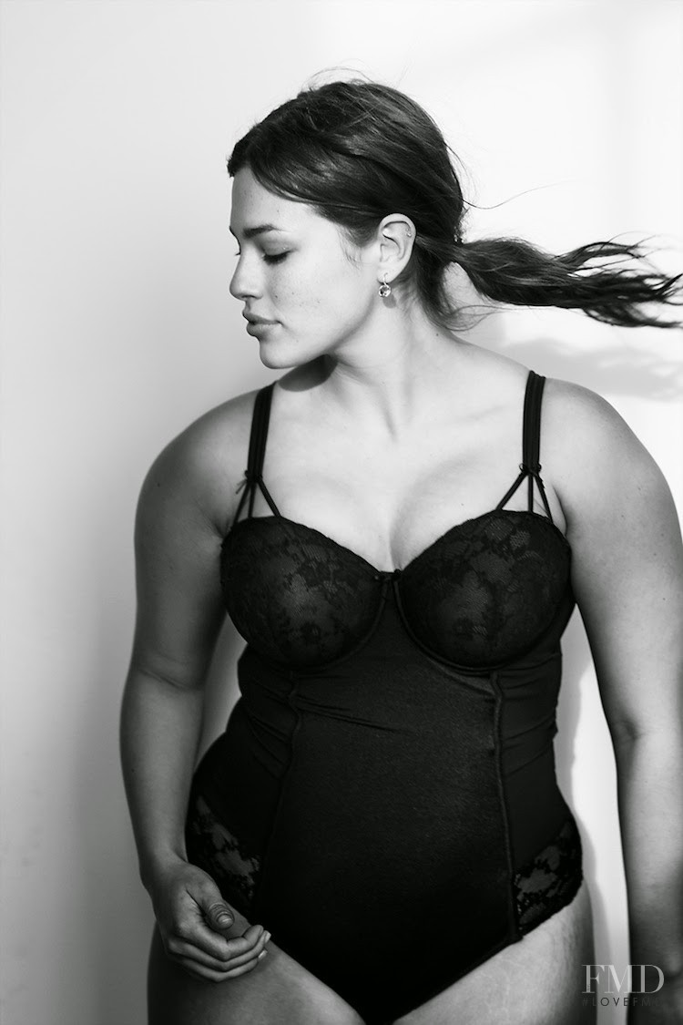 Ashley Graham featured in Lingerie for all sizes shoot, November 2014