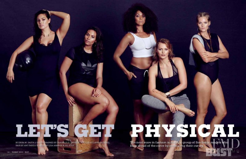 Ashley Graham featured in Let\'s Get Physical, February 2015