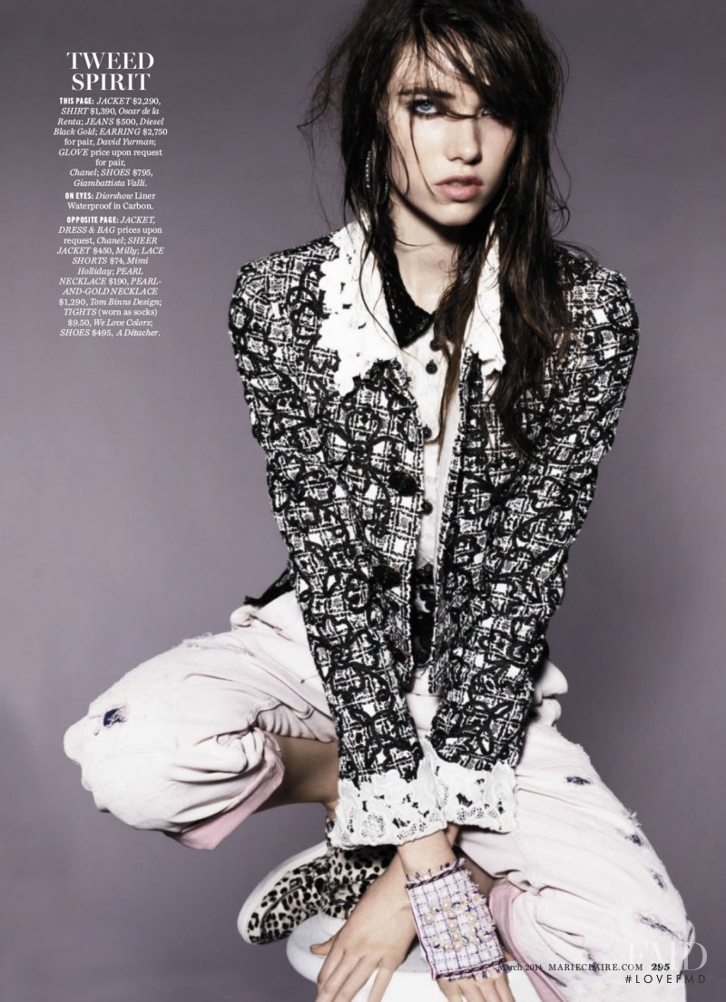 Grace Hartzel featured in Suit Yourself, March 2014
